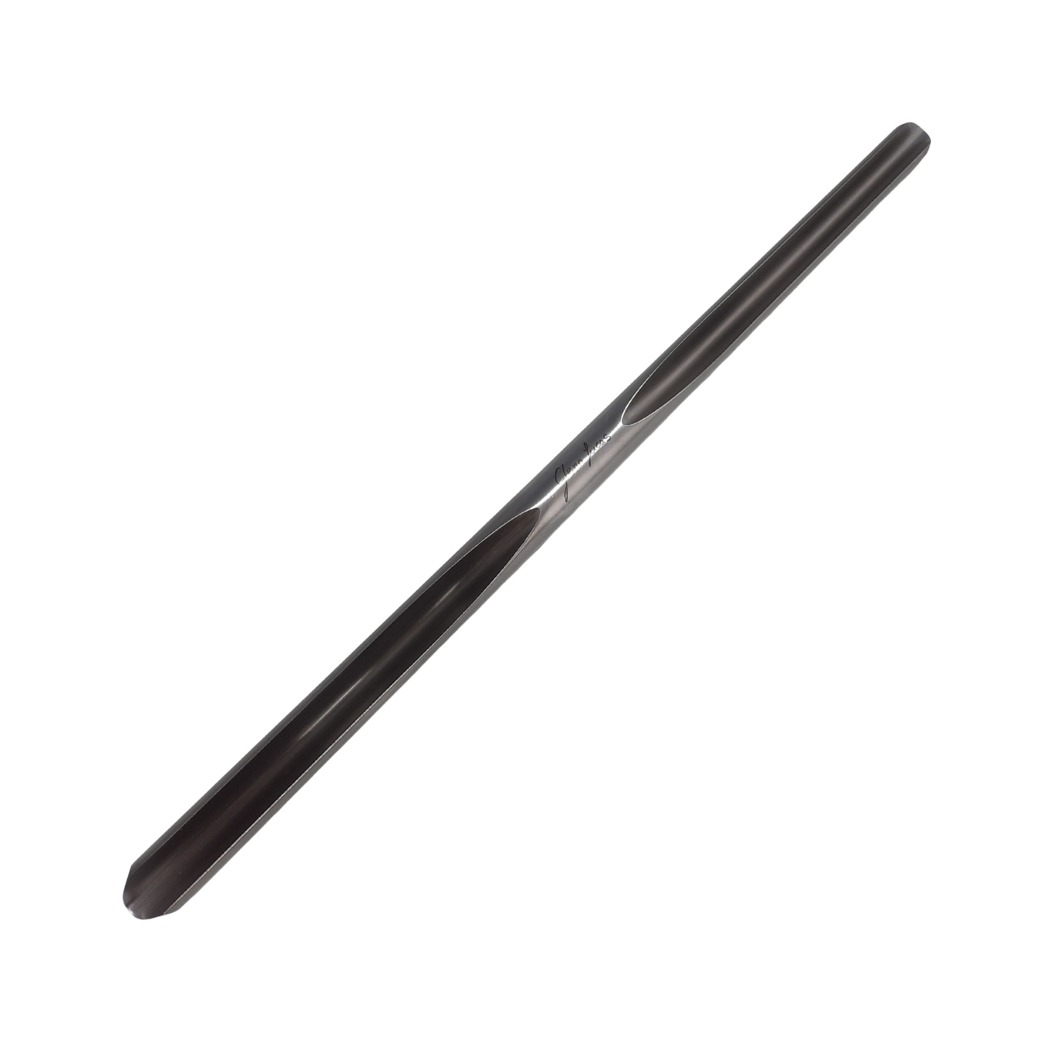 high speed steel double ended bowl gouge stem on a white background