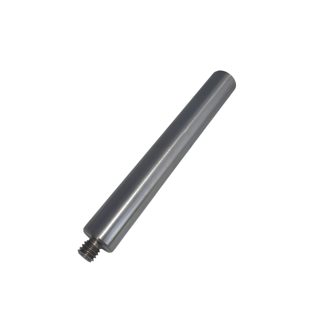 round steel shaft on a white background