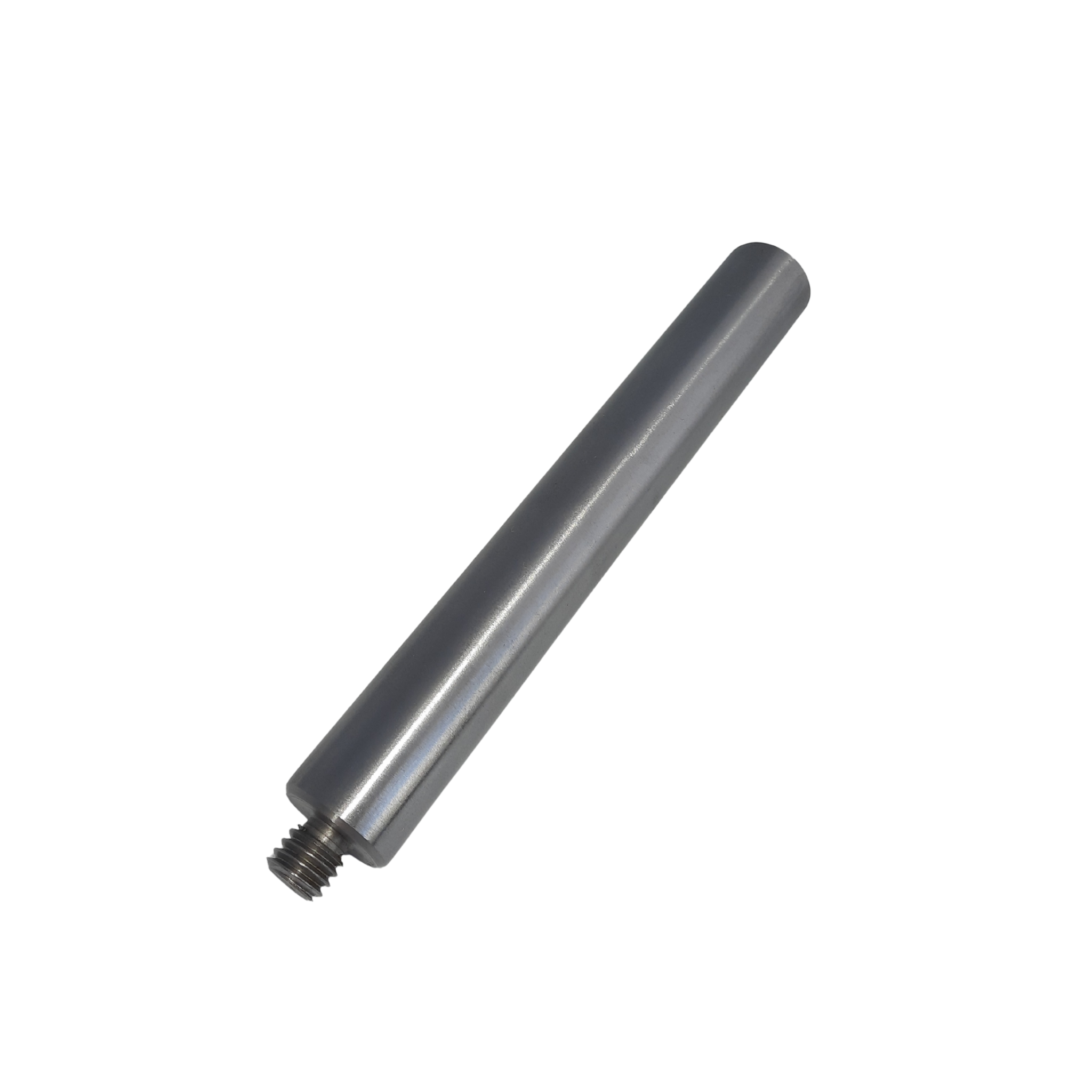 round steel shaft on a white background